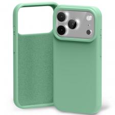 Carcasa Mercury Silicone compatibila cu iPhone 17 Pro, Verde