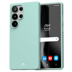 Carcasa Mercury Soft compatibila cu Samsung Galaxy S25 Ultra, Mint