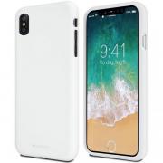 Carcasa Mercury Soft compatibila cu iPhone XS Max, Alb