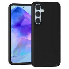 Carcasa Mercury Soft compatibila cu Samsung Galaxy A55, Negru