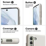 Carcasa Mercury Silicone compatibila cu iPhone 15 / 14 / 13, Bej 5 - lerato.ro