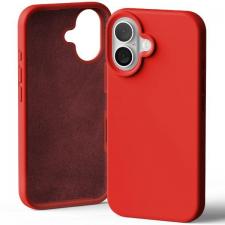 Carcasa Mercury Silicone compatibila cu iPhone 16, Rosu