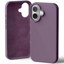 Carcasa Mercury Silicone compatibila cu iPhone 16, Mov