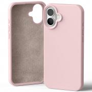 Carcasa Mercury Silicone compatibila cu iPhone 16 Plus, Pink Sand