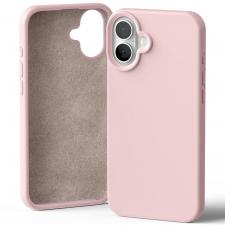 Carcasa Mercury Silicone compatibila cu iPhone 16 Plus, Pink Sand