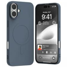 Carcasa Mercury Goospery Semi-Silicone cu MagSafe compatibila cu iPhone 16 Plus, Sierra Blue