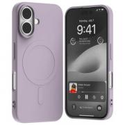 Carcasa Mercury Goospery Semi-Silicone cu MagSafe compatibila cu iPhone 16, Mov