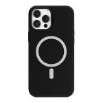 Carcasa Mercury Silicone cu MagSafe compatibila cu iPhone 12 Pro Max, Negru 2 - lerato.ro