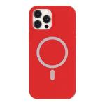 Carcasa Mercury Silicone cu MagSafe compatibila cu iPhone 12 Pro Max, Rosu 2 - lerato.ro