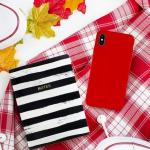 Carcasa Mercury Silicone compatibila cu iPhone 15, Rosu 8 - lerato.ro