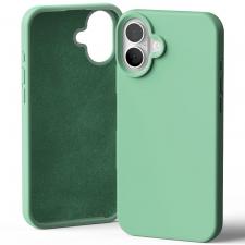 Carcasa Mercury Silicone compatibila cu iPhone 16 Plus, Verde