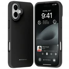 Carcasa Mercury Pure Silicone cu MagSafe compatibila cu iPhone 16 Plus, Negru
