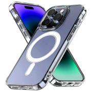 Carcasa Mercury Jelhard cu MagSafe compatibila cu iPhone 14 Pro Max, Transparent