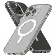 Carcasa Mercury Jelhard cu MagSafe compatibila cu iPhone 15 Pro Max, Transparent