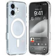 Carcasa Mercury Jelhard cu MagSafe compatibila cu iPhone 16, Transparent