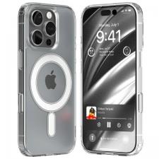 Carcasa Mercury Jelhard cu MagSafe compatibila cu iPhone 16 Pro, Transparent