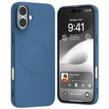 Carcasa Mercury Goospery Semi-Silicone cu MagSafe compatibila cu iPhone 16 Plus, Albastru