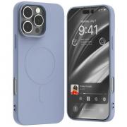 Carcasa Mercury Goospery Semi-Silicone cu MagSafe compatibila cu iPhone 16 Pro Max, Lavander