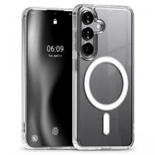 Carcasa Mercury Jelhard cu MagSafe compatibila cu Samsung Galaxy S24, Transparent