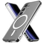 Carcasa Mercury Jelhard cu MagSafe compatibila cu Samsung Galaxy S24, Transparent 3 - lerato.ro