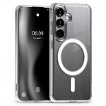Carcasa Mercury Jelhard cu MagSafe compatibila cu Samsung Galaxy S25, Transparent 2 - lerato.ro