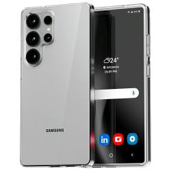 Carcasa Mercury Jelly Clear compatibila cu Samsung Galaxy S25 Ultra, Transparent