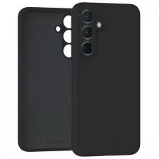 Carcasa Mercury Silicone compatibila cu Samsung Galaxy A55, Negru