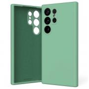 Carcasa Mercury Silicone compatibila cu Samsung Galaxy S24 Ultra, Verde