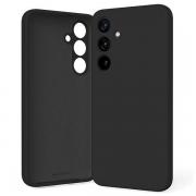 Carcasa Mercury Silicone compatibila cu Samsung Galaxy S24 Plus, Negru