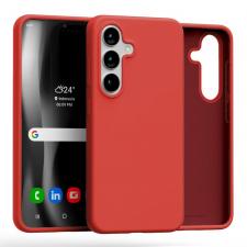 Huse si carcase Samsung Galaxy S25, Carcasa Mercury Silicone compatibila cu Samsung Galaxy S25, Rosu, lerato.ro