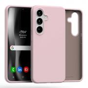 Carcasa Mercury Silicone compatibila cu Samsung Galaxy S25, Pink Sand