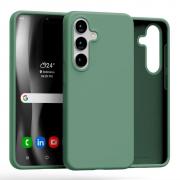 Carcasa Mercury Silicone compatibila cu Samsung Galaxy S25, Verde