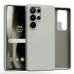 Carcasa Mercury Silicone compatibila cu Samsung Galaxy S25 Ultra, Stone