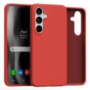 Carcasa Mercury Silicone compatibila cu Samsung Galaxy S25 Plus, Rosu