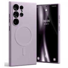 Carcasa Mercury Goospery Semi-Silicone cu MagSafe compatibila cu Samsung Galaxy S24 Ultra, Mov