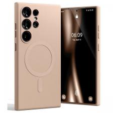 Carcasa Mercury Goospery Semi-Silicone cu MagSafe compatibila cu Samsung Galaxy S24 Ultra, Pink Sand