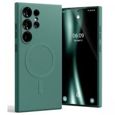 Carcasa Mercury Goospery Semi-Silicone cu MagSafe compatibila cu Samsung Galaxy S24 Ultra, Verde