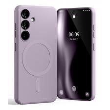 Huse si carcase Samsung Galaxy S25, Carcasa Mercury Goospery Semi-Silicone cu MagSafe compatibila cu Samsung Galaxy S25, Mov, lerato.ro