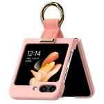 Carcasa Mercury Gold Ring compatibila cu Samsung Galaxy Z Flip 6, Roz 3 - lerato.ro