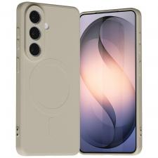 Carcasa Mercury Semi Silicone cu MagSafe compatibila cu Samsung Galaxy S26, Stone