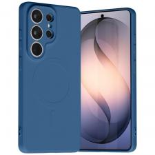 Carcasa Mercury Semi Silicone cu MagSafe compatibila cu Samsung Galaxy S26 Ultra, Albastru
