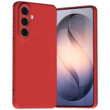 Carcasa Mercury Semi Silicone cu MagSafe compatibila cu Samsung Galaxy S26 Plus, Rosu