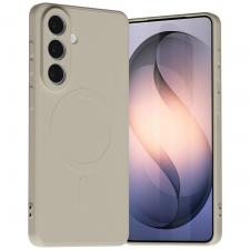 Carcasa Mercury Semi Silicone cu MagSafe compatibila cu Samsung Galaxy S26 Plus, Stone