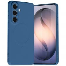 Carcasa Mercury Semi Silicone cu MagSafe compatibila cu Samsung Galaxy S26 Plus, Albastru