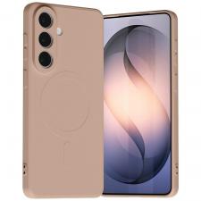 Carcasa Mercury Semi Silicone cu MagSafe compatibila cu Samsung Galaxy S26 Plus, Pink Sand