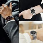 Curea din otel inoxidabil Mercury Metal compatibila cu Apple Watch 4/5/6/7/SE, 44/45mm, Negru 6 - lerato.ro