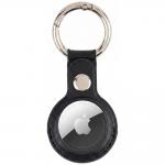 Husa de protectie din piele ecologica Mercury compatibila cu Apple AirTag, Negru 2 - lerato.ro
