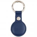 Husa de protectie din piele ecologica Mercury compatibila cu Apple AirTag, Navy Blue 3 - lerato.ro