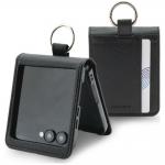 Carcasa Mercury Basic Diary compatibila cu Samsung Galaxy Z Flip 8, Negru 2 - lerato.ro
