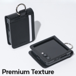 Carcasa Mercury Basic Diary compatibila cu Samsung Galaxy Z Flip 8, Negru 3 - lerato.ro